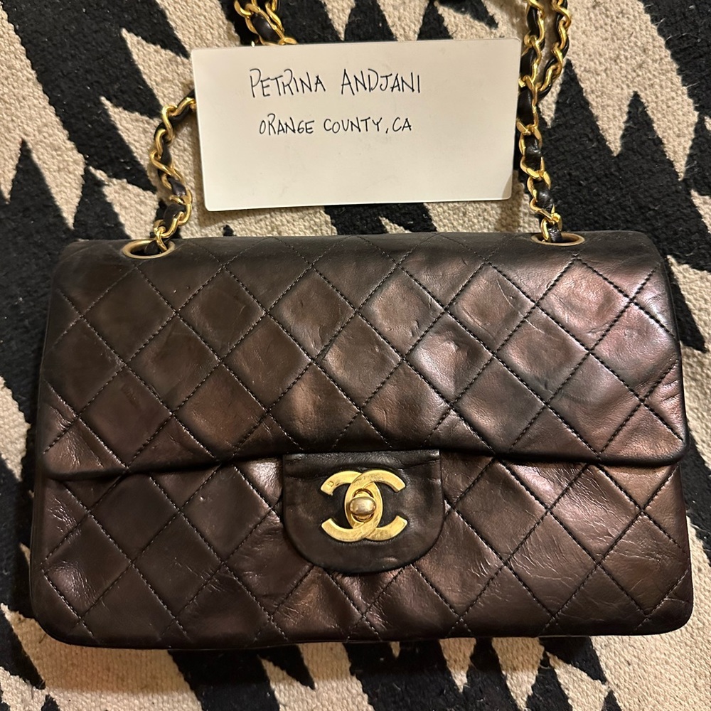 Authentic Chanel Double Flap Bag
